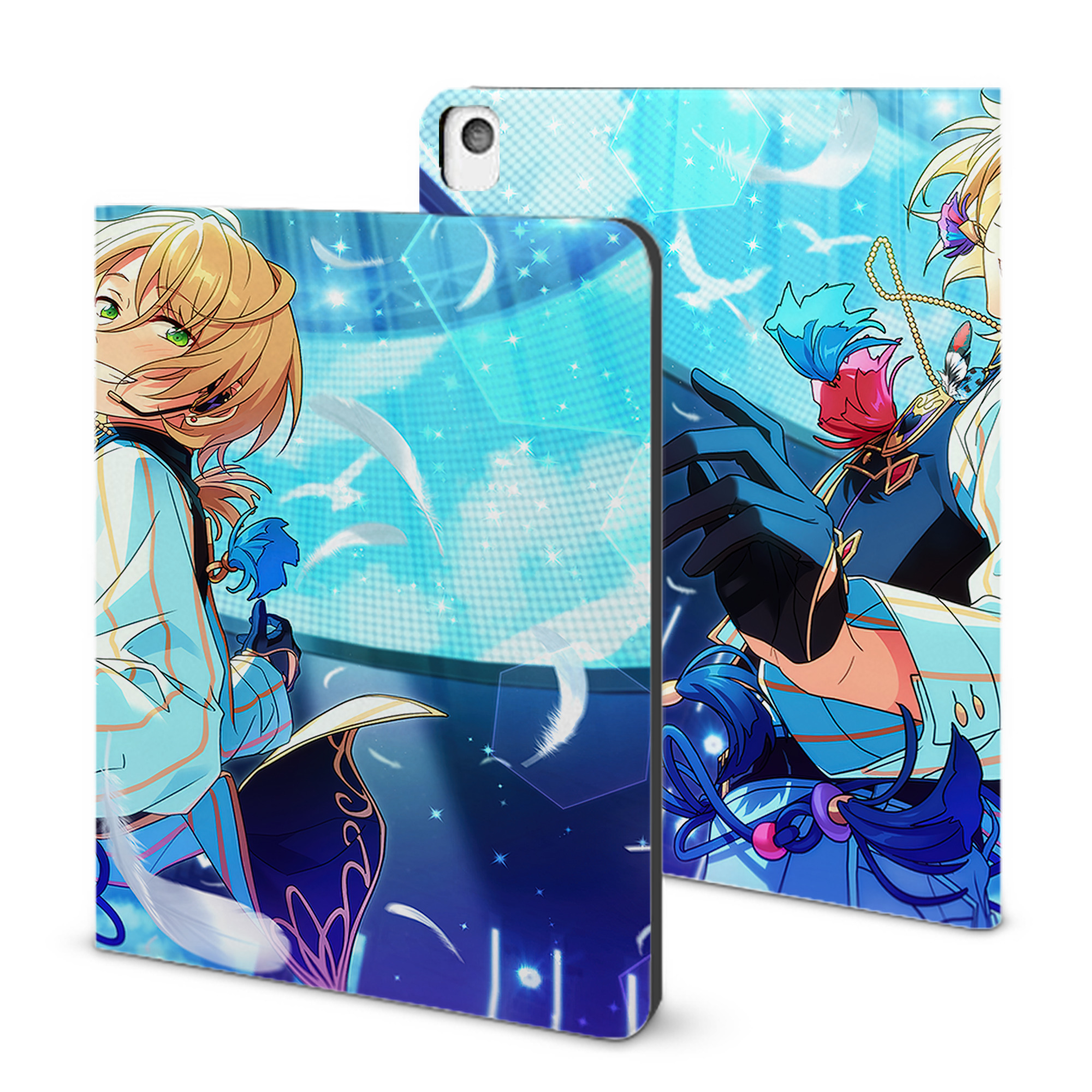 （画像用） あんさんぶるスターズ! Ensemble Stars IPadケース ペンホルダー付き ブックスタイルデザイン